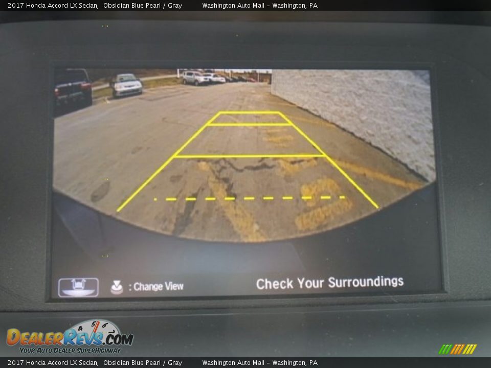 2017 Honda Accord LX Sedan Obsidian Blue Pearl / Gray Photo #30