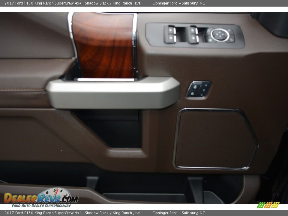 2017 Ford F150 King Ranch SuperCrew 4x4 Shadow Black / King Ranch Java Photo #7