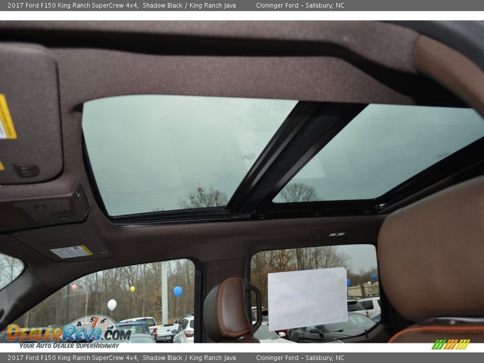 2017 Ford F150 King Ranch SuperCrew 4x4 Shadow Black / King Ranch Java Photo #9