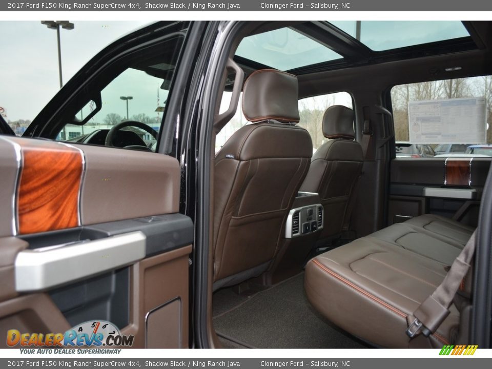 2017 Ford F150 King Ranch SuperCrew 4x4 Shadow Black / King Ranch Java Photo #11