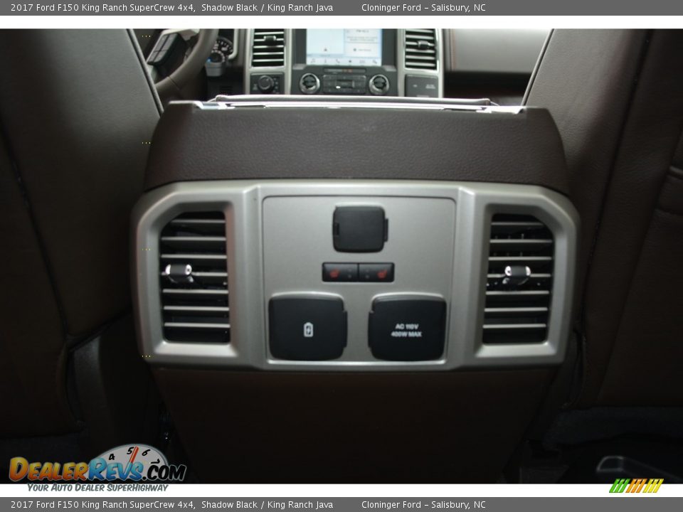 2017 Ford F150 King Ranch SuperCrew 4x4 Shadow Black / King Ranch Java Photo #12