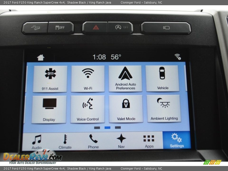 2017 Ford F150 King Ranch SuperCrew 4x4 Shadow Black / King Ranch Java Photo #15