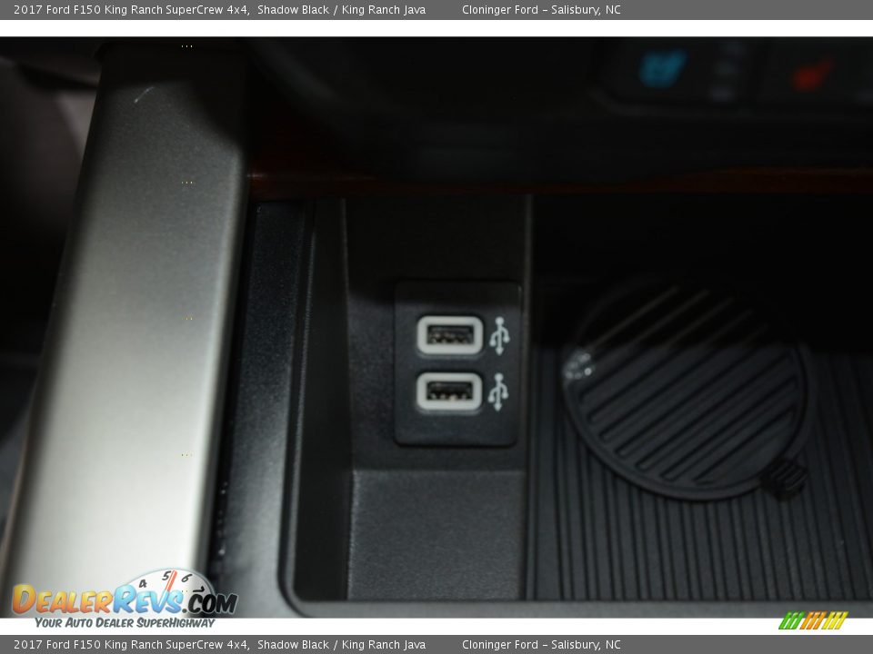 2017 Ford F150 King Ranch SuperCrew 4x4 Shadow Black / King Ranch Java Photo #20
