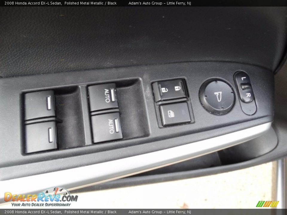 2008 Honda Accord EX-L Sedan Polished Metal Metallic / Black Photo #8