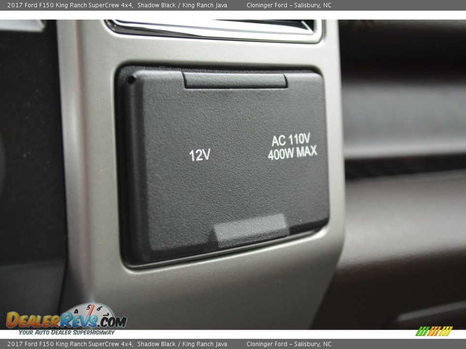 2017 Ford F150 King Ranch SuperCrew 4x4 Shadow Black / King Ranch Java Photo #24