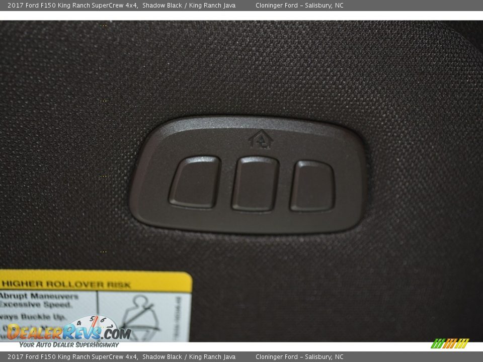 2017 Ford F150 King Ranch SuperCrew 4x4 Shadow Black / King Ranch Java Photo #26