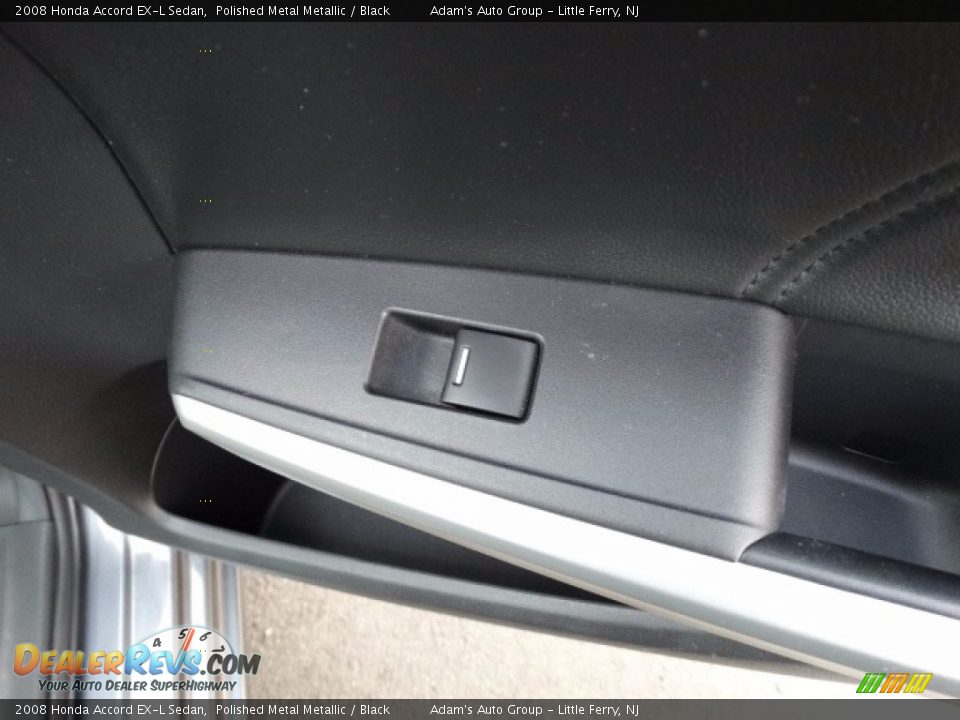 2008 Honda Accord EX-L Sedan Polished Metal Metallic / Black Photo #12