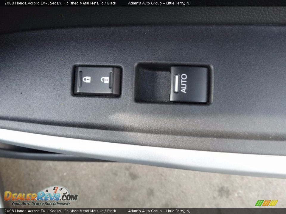 2008 Honda Accord EX-L Sedan Polished Metal Metallic / Black Photo #14