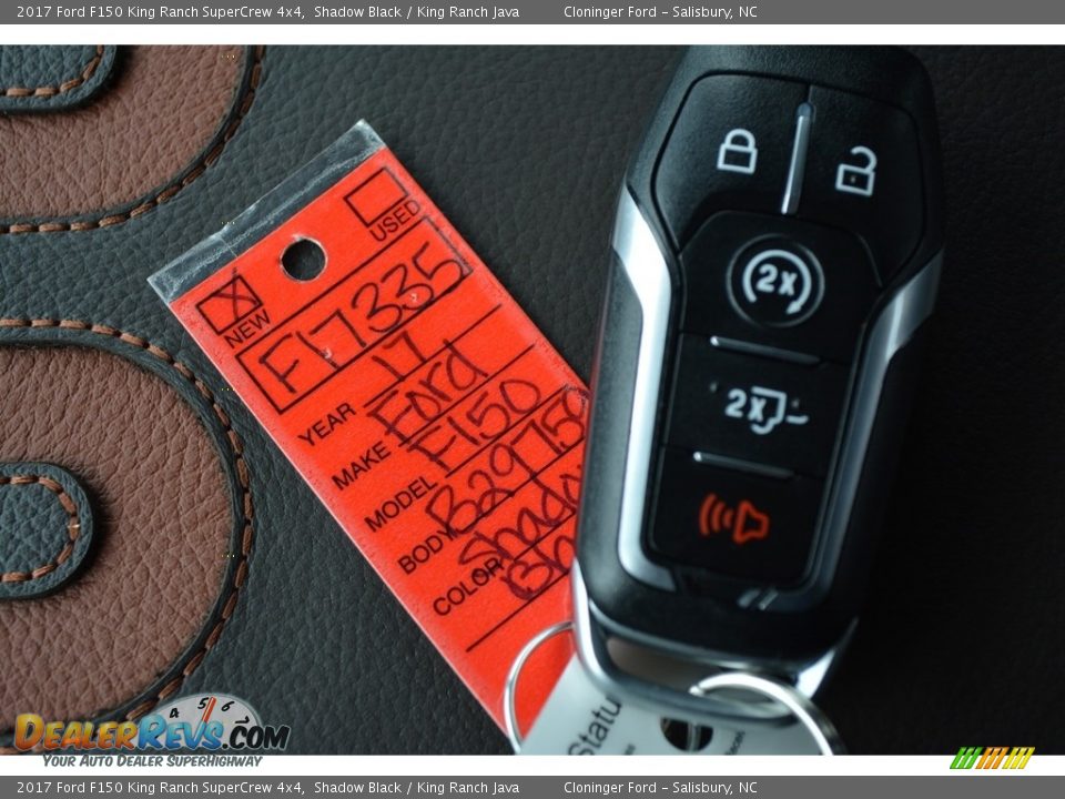 2017 Ford F150 King Ranch SuperCrew 4x4 Shadow Black / King Ranch Java Photo #30