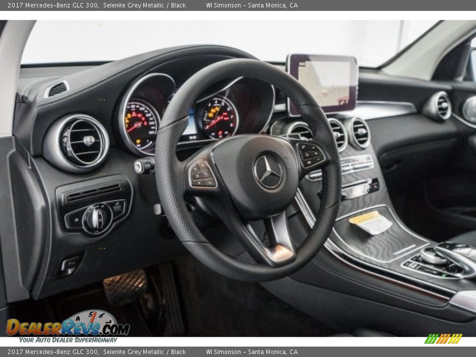 2017 Mercedes-Benz GLC 300 Selenite Grey Metallic / Black Photo #5