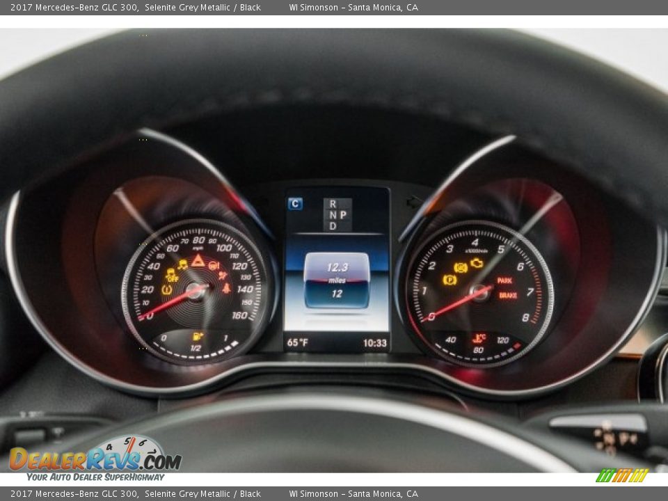 2017 Mercedes-Benz GLC 300 Selenite Grey Metallic / Black Photo #7