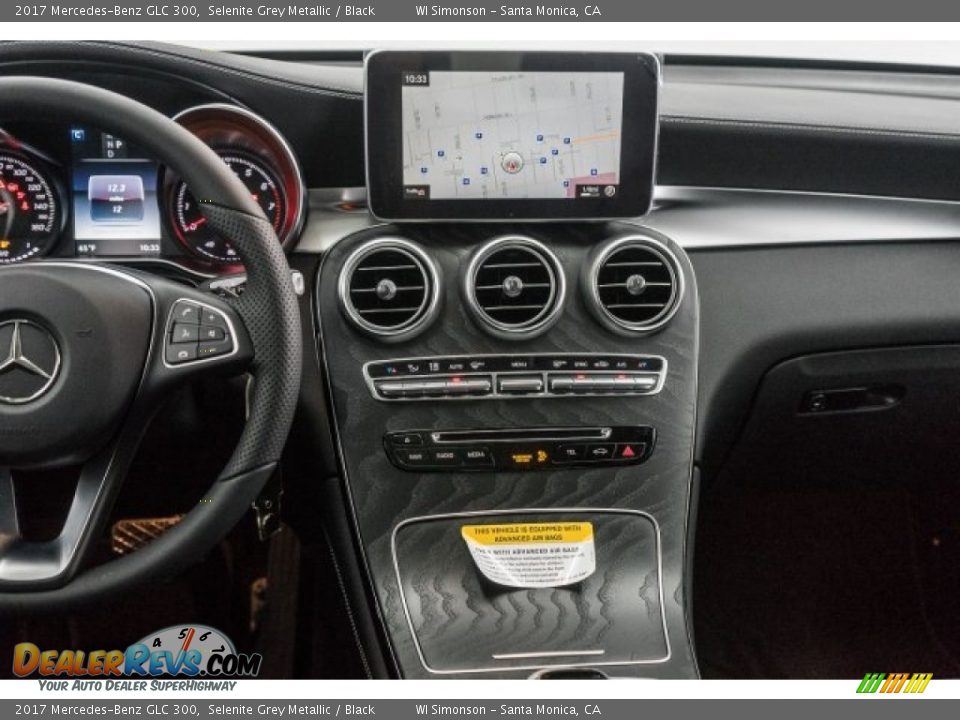 2017 Mercedes-Benz GLC 300 Selenite Grey Metallic / Black Photo #8