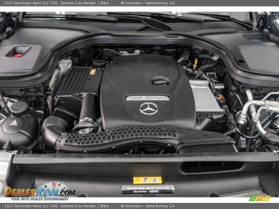 2017 Mercedes-Benz GLC 300 Selenite Grey Metallic / Black Photo #9