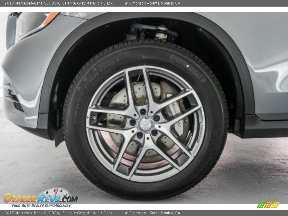 2017 Mercedes-Benz GLC 300 Selenite Grey Metallic / Black Photo #10