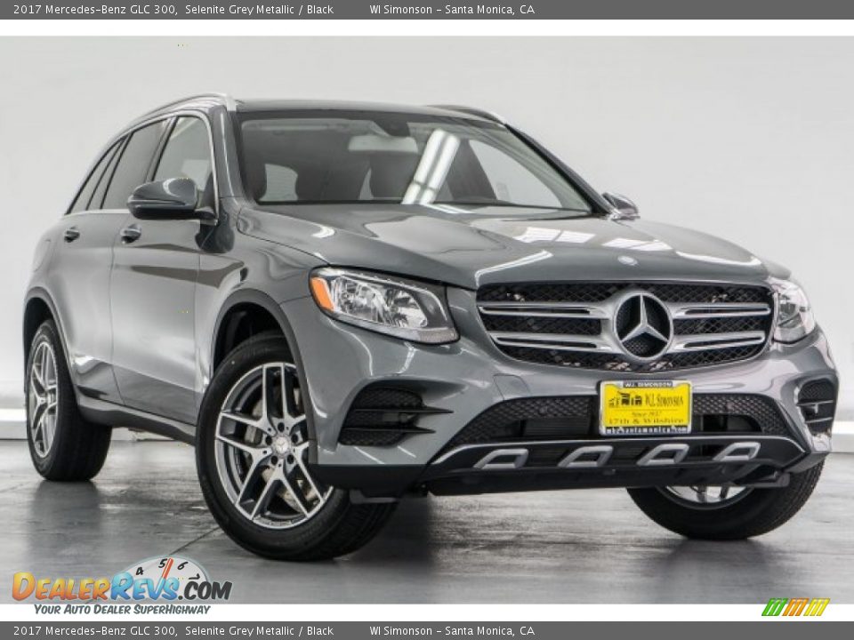 2017 Mercedes-Benz GLC 300 Selenite Grey Metallic / Black Photo #12