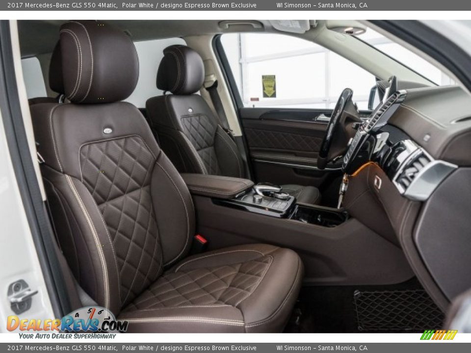 designo Espresso Brown Exclusive Interior - 2017 Mercedes-Benz GLS 550 4Matic Photo #2