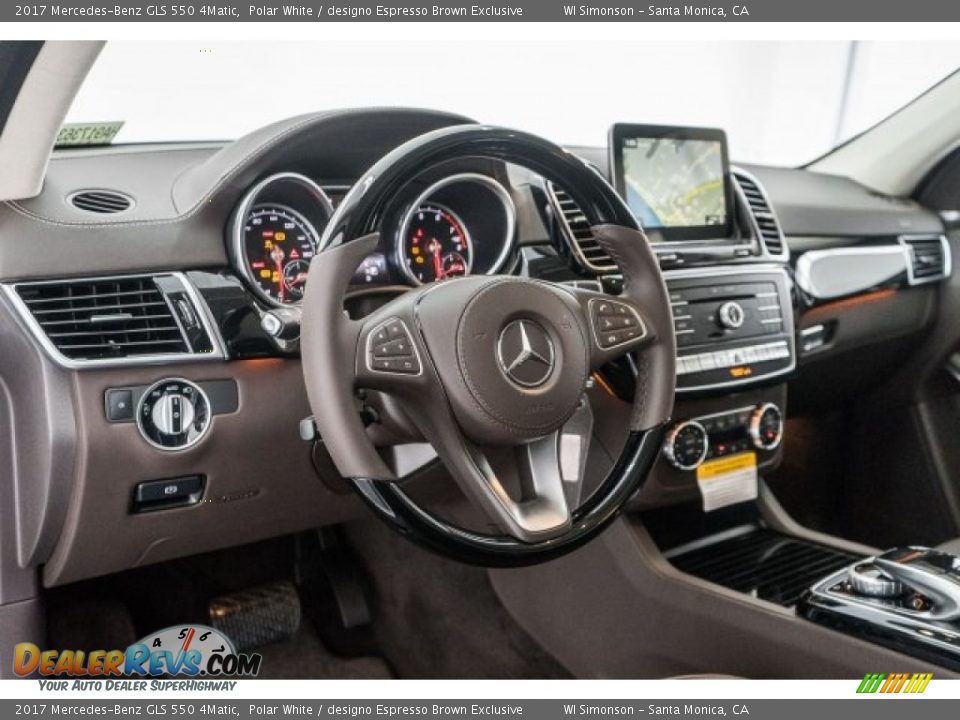 Dashboard of 2017 Mercedes-Benz GLS 550 4Matic Photo #5
