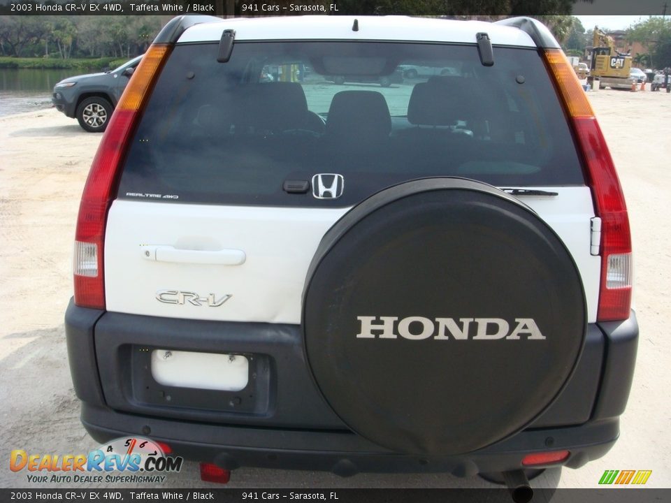 2003 Honda CR-V EX 4WD Taffeta White / Black Photo #6