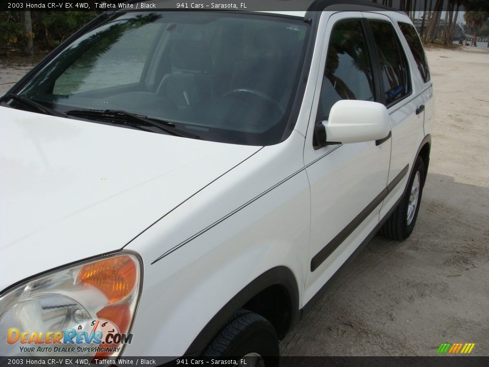 2003 Honda CR-V EX 4WD Taffeta White / Black Photo #10