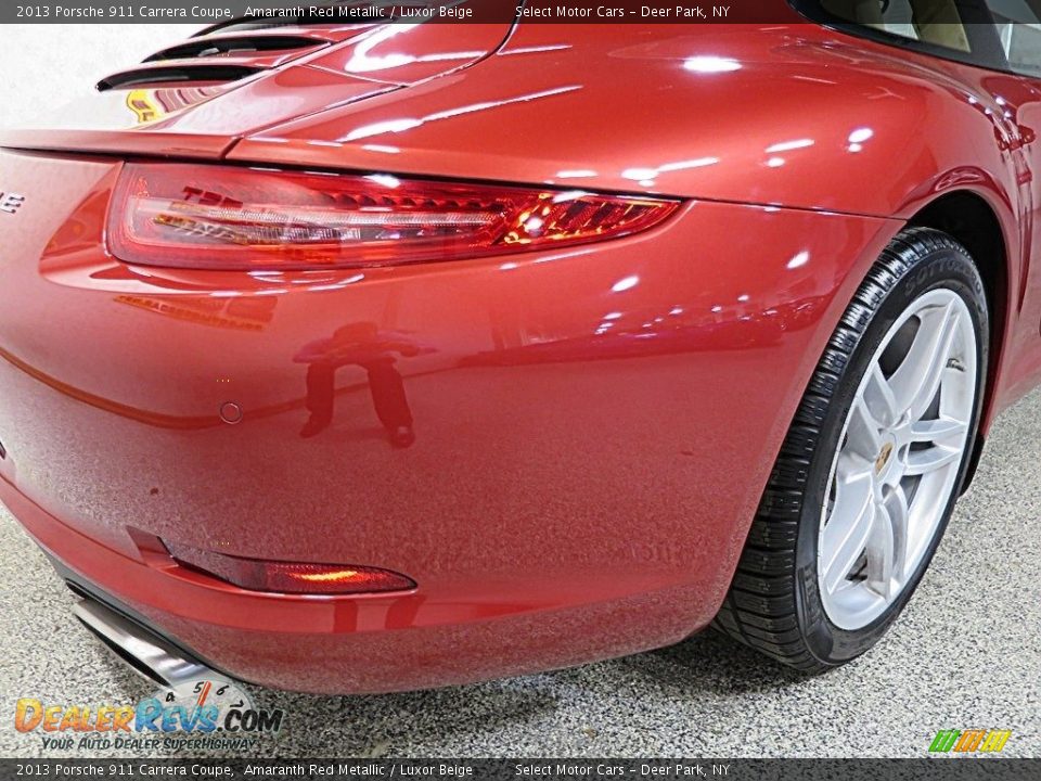 2013 Porsche 911 Carrera Coupe Amaranth Red Metallic / Luxor Beige Photo #7
