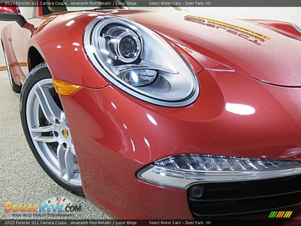 2013 Porsche 911 Carrera Coupe Amaranth Red Metallic / Luxor Beige Photo #8
