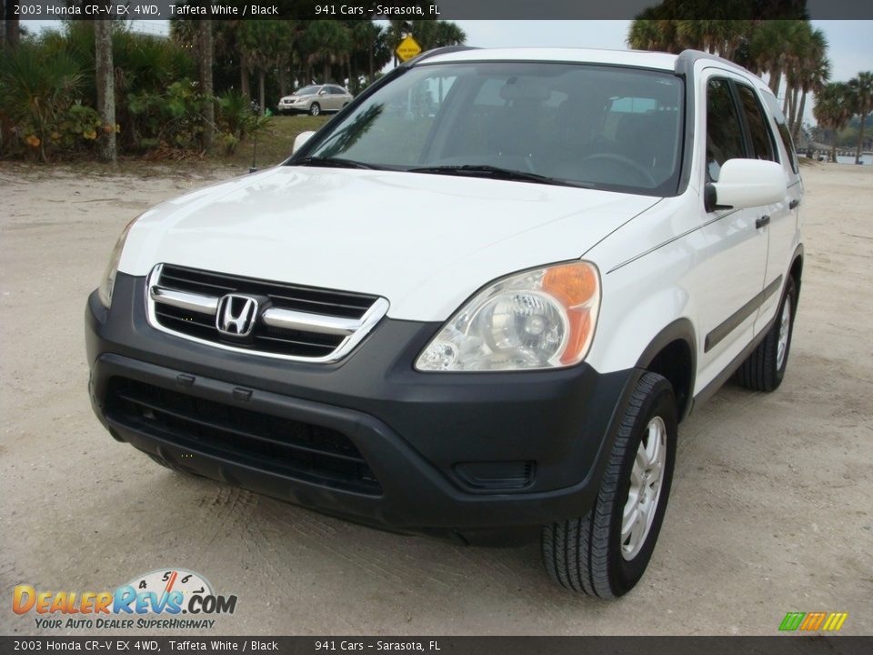 2003 Honda CR-V EX 4WD Taffeta White / Black Photo #25
