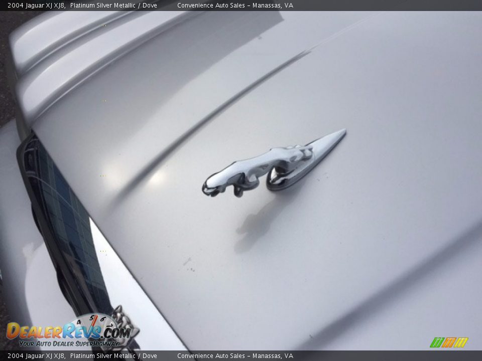 2004 Jaguar XJ XJ8 Platinum Silver Metallic / Dove Photo #13