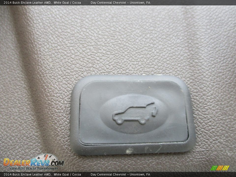 2014 Buick Enclave Leather AWD White Opal / Cocoa Photo #10