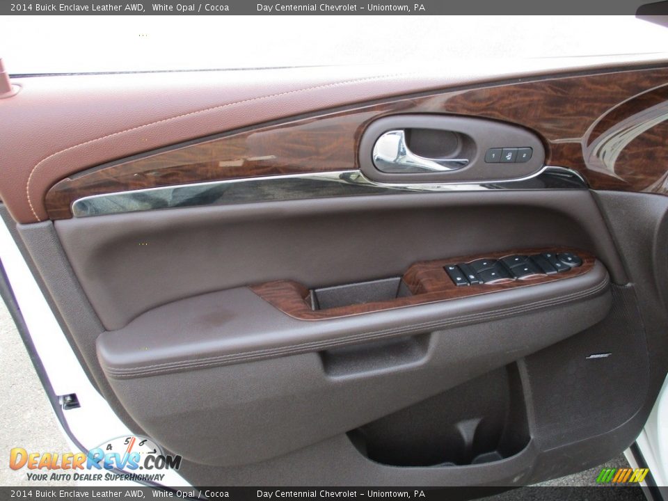 2014 Buick Enclave Leather AWD White Opal / Cocoa Photo #20