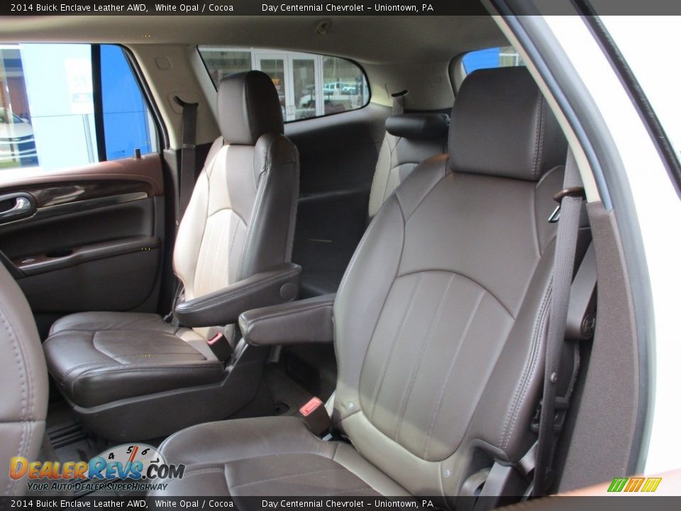 2014 Buick Enclave Leather AWD White Opal / Cocoa Photo #23
