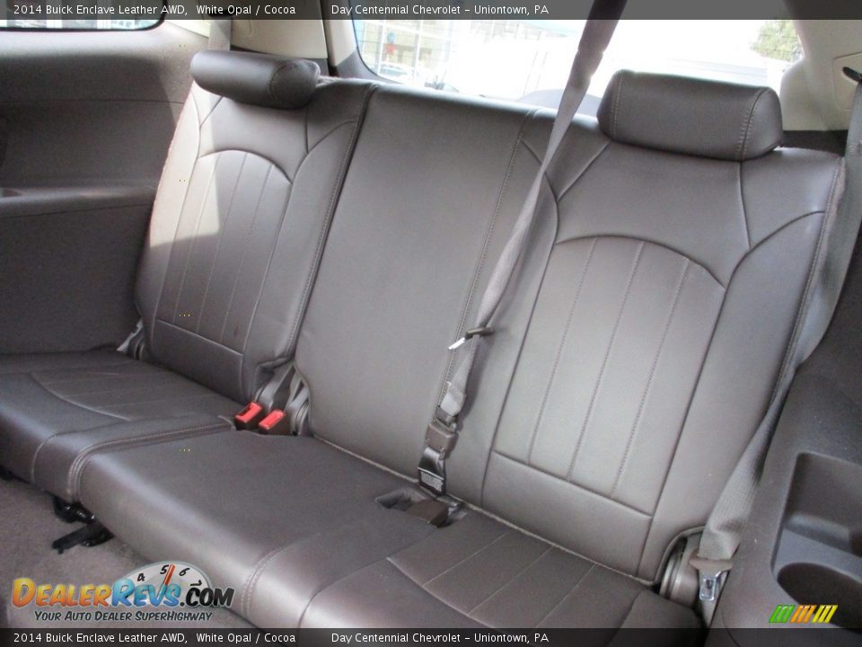2014 Buick Enclave Leather AWD White Opal / Cocoa Photo #25