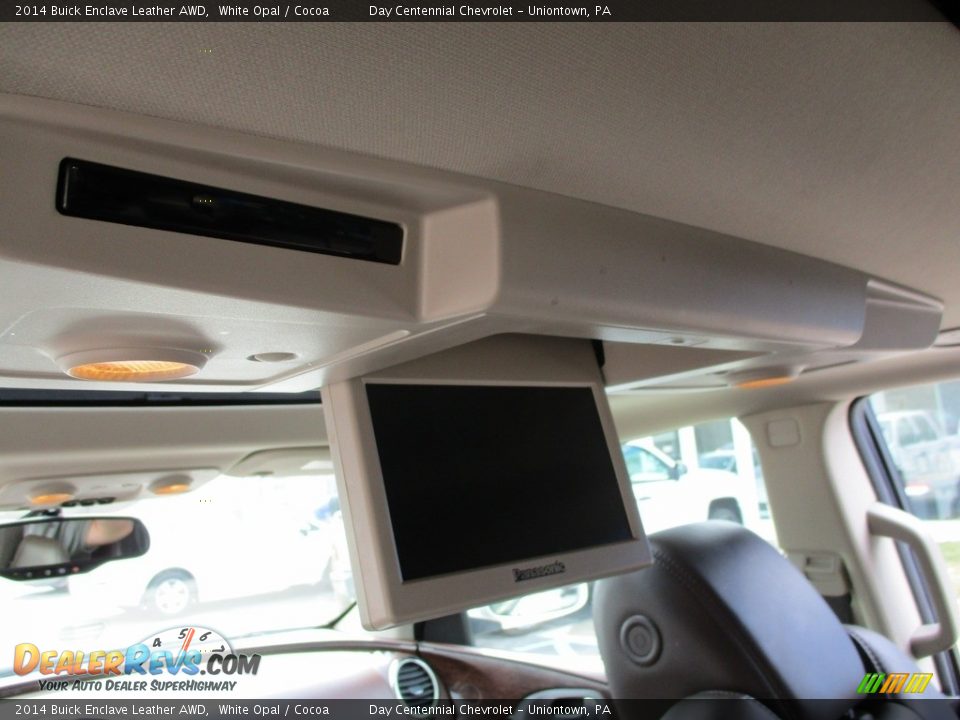 2014 Buick Enclave Leather AWD White Opal / Cocoa Photo #26