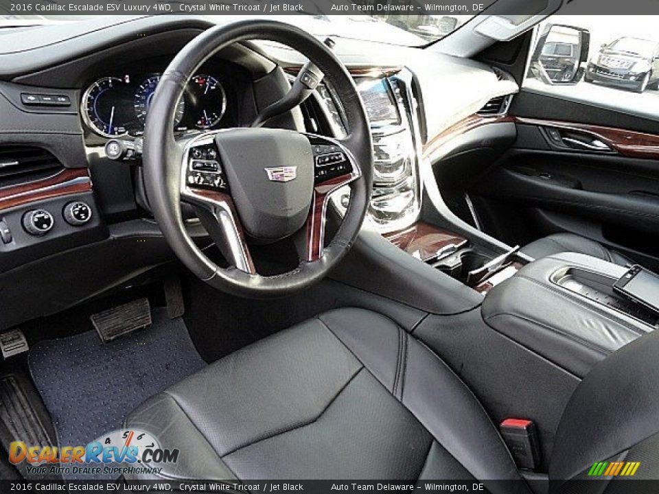 2016 Cadillac Escalade ESV Luxury 4WD Crystal White Tricoat / Jet Black Photo #22