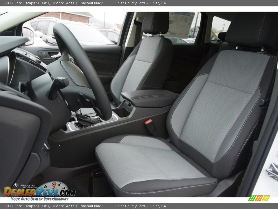 2017 Ford Escape SE 4WD Oxford White / Charcoal Black Photo #6