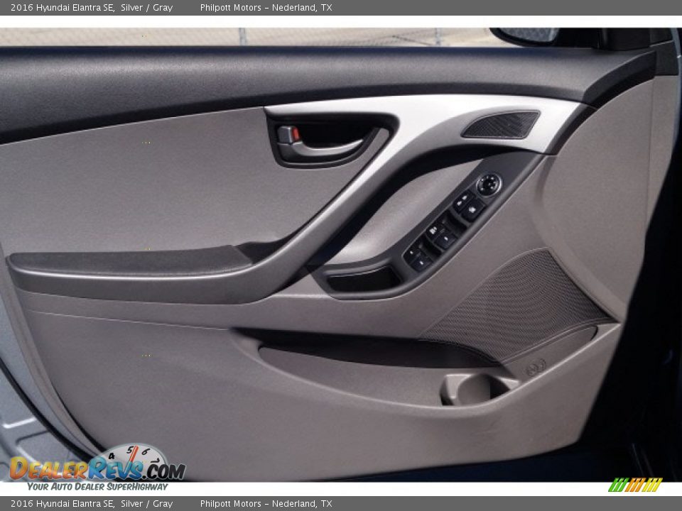 2016 Hyundai Elantra SE Silver / Gray Photo #14