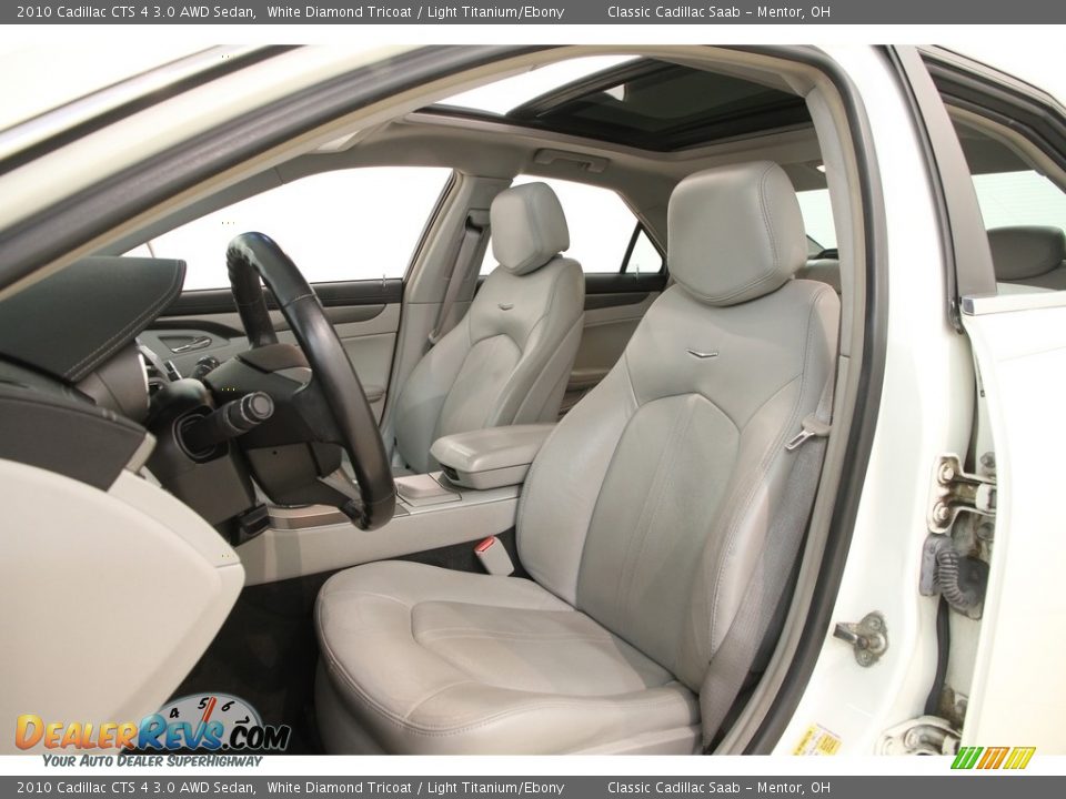 Light Titanium/Ebony Interior - 2010 Cadillac CTS 4 3.0 AWD Sedan Photo #7