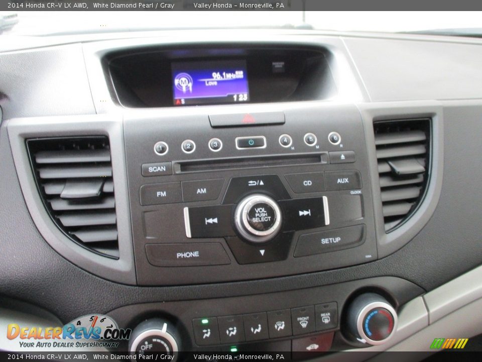 2014 Honda CR-V LX AWD White Diamond Pearl / Gray Photo #16