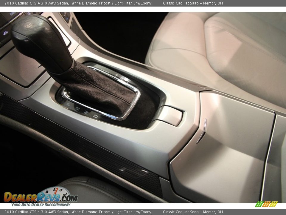 2010 Cadillac CTS 4 3.0 AWD Sedan White Diamond Tricoat / Light Titanium/Ebony Photo #12