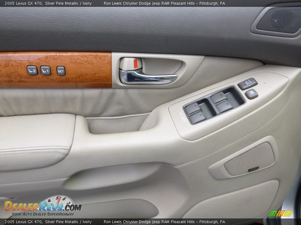 2005 Lexus GX 470 Silver Pine Metallic / Ivory Photo #12