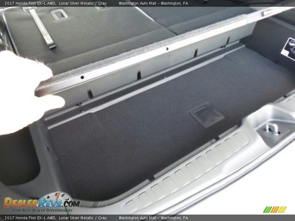 2017 Honda Pilot EX-L AWD Lunar Silver Metallic / Gray Photo #14