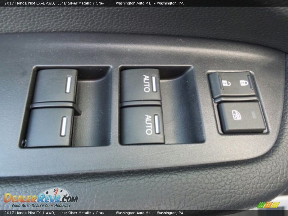 2017 Honda Pilot EX-L AWD Lunar Silver Metallic / Gray Photo #16