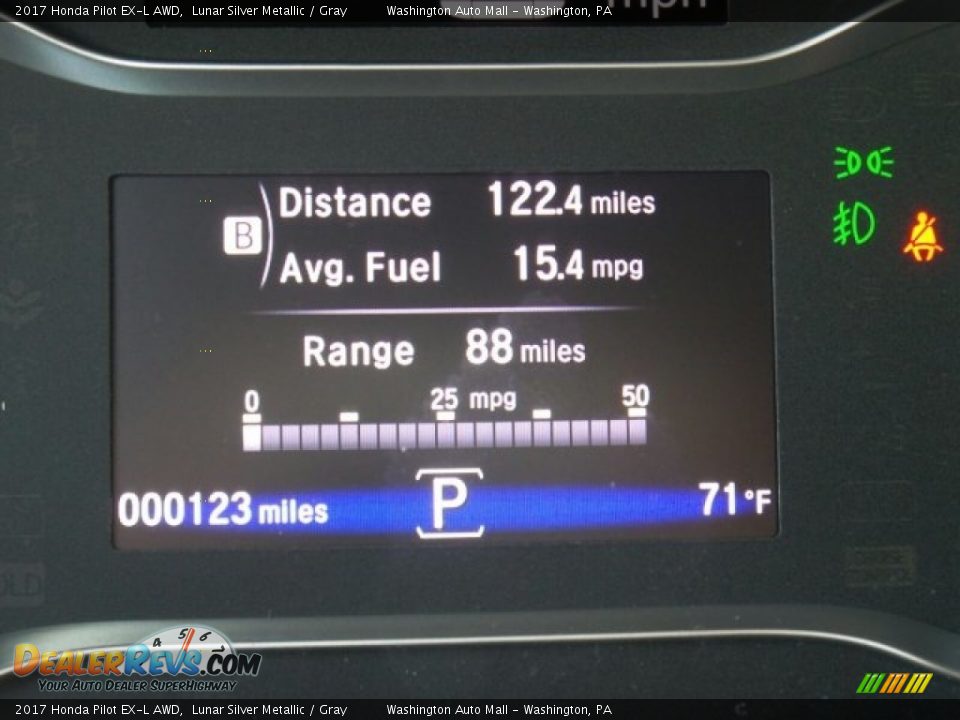 2017 Honda Pilot EX-L AWD Lunar Silver Metallic / Gray Photo #20