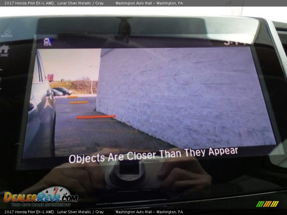 2017 Honda Pilot EX-L AWD Lunar Silver Metallic / Gray Photo #35