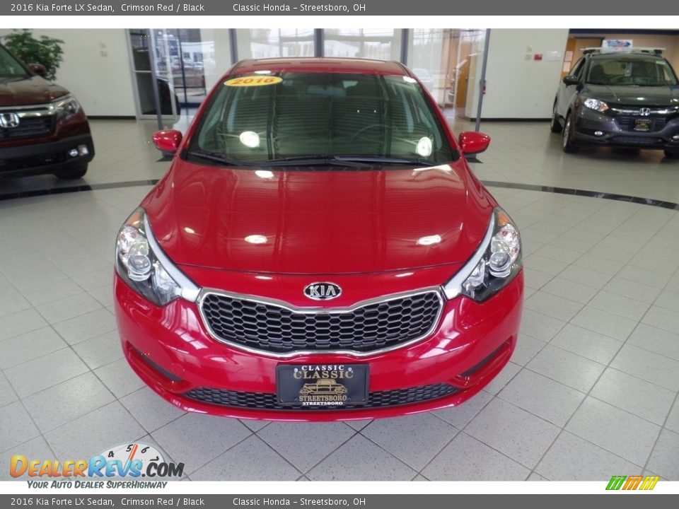 2016 Kia Forte LX Sedan Crimson Red / Black Photo #2