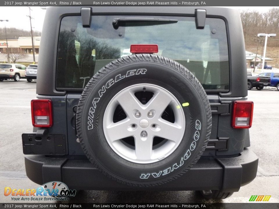 2017 Jeep Wrangler Sport 4x4 Rhino / Black Photo #4