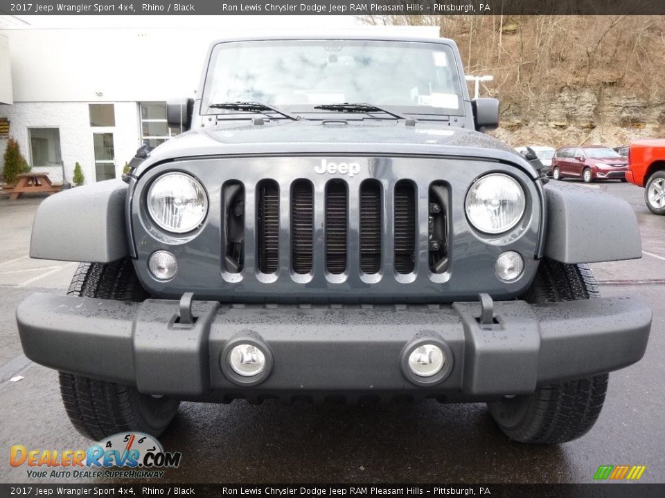 2017 Jeep Wrangler Sport 4x4 Rhino / Black Photo #9