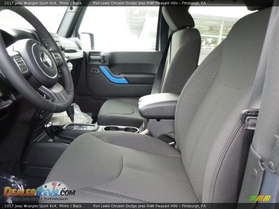 2017 Jeep Wrangler Sport 4x4 Rhino / Black Photo #11