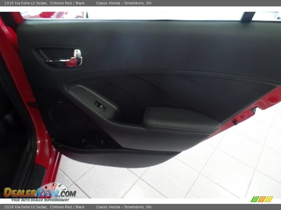 2016 Kia Forte LX Sedan Crimson Red / Black Photo #17