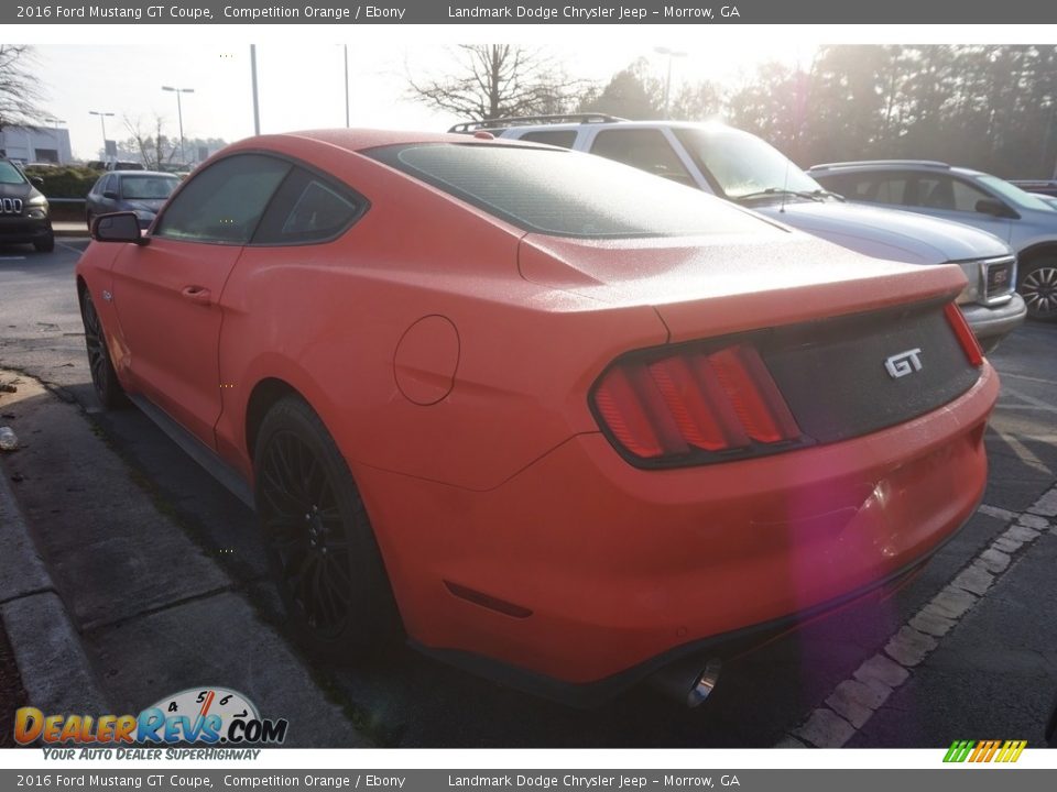 2016 Ford Mustang GT Coupe Competition Orange / Ebony Photo #2