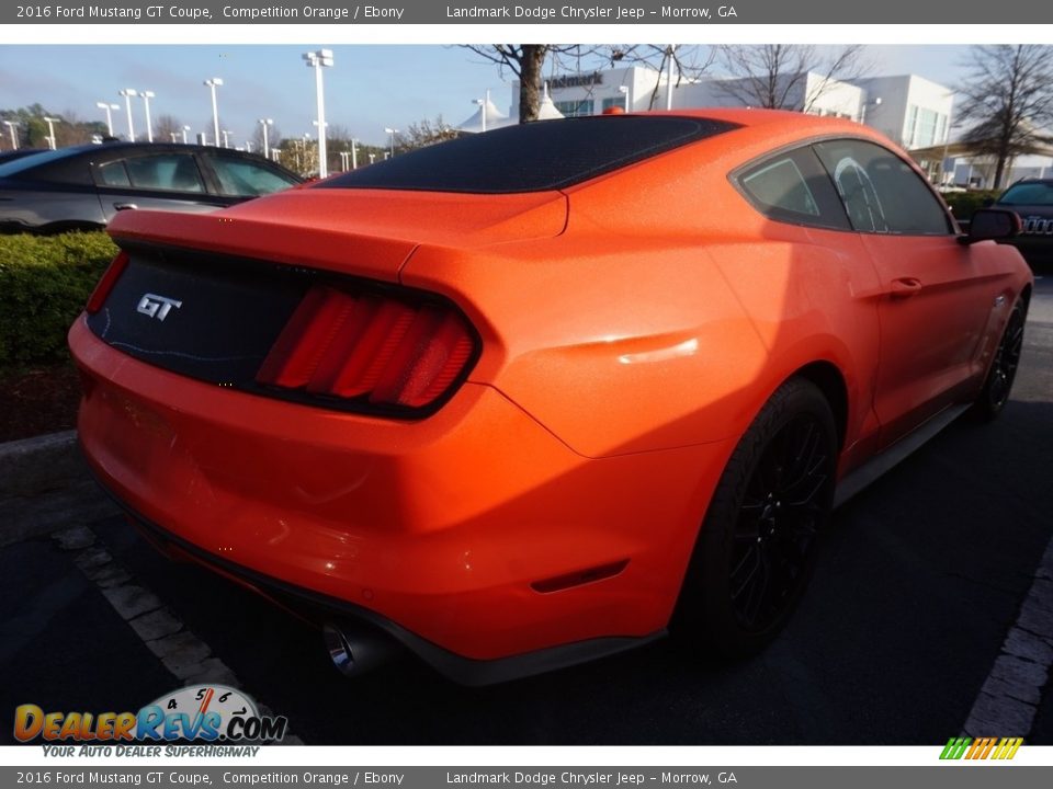 2016 Ford Mustang GT Coupe Competition Orange / Ebony Photo #3